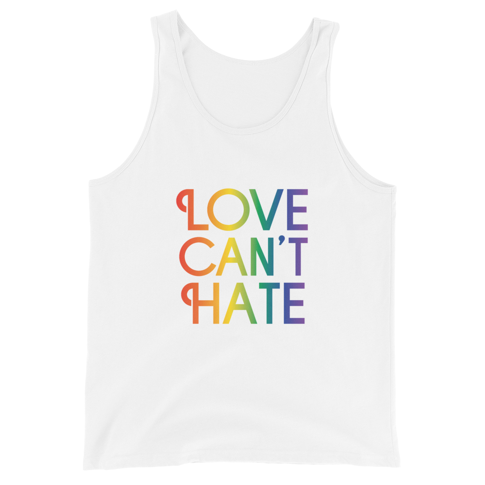 Love Can't Hate Rainbow Tank Top