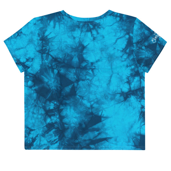 Tie Dye Love Can't Hate Crop Tee